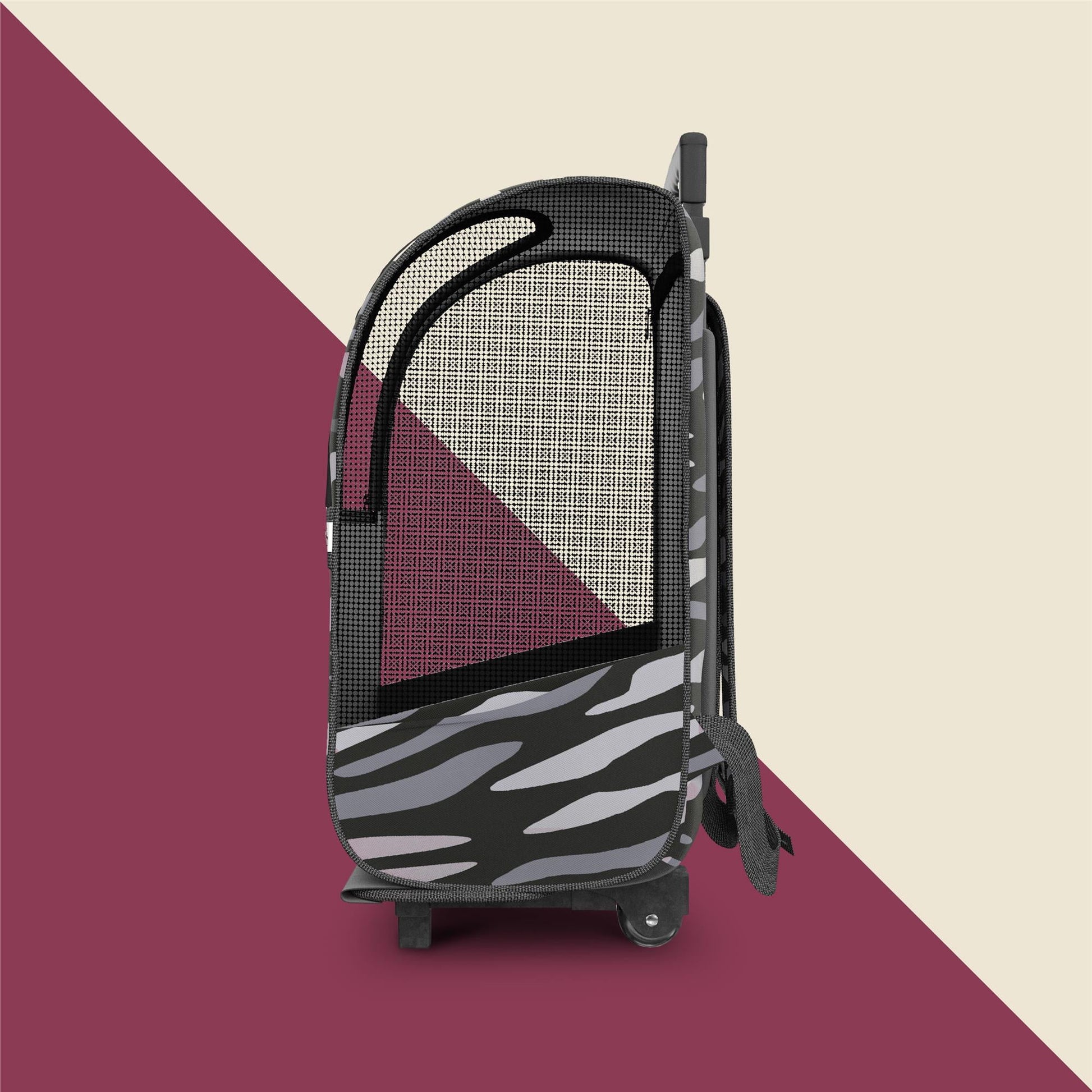 Kaya Pet Carrier Trolley for Travel with Shock Absorbent Wheels, Breathable Mesh Opening for Dogs and Cats, Camo