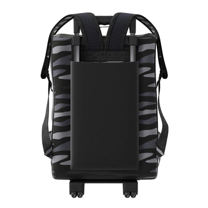 Kaya Pet Carrier Trolley for Travel with Shock Absorbent Wheels, Breathable Mesh Opening for Dogs and Cats, Camo
