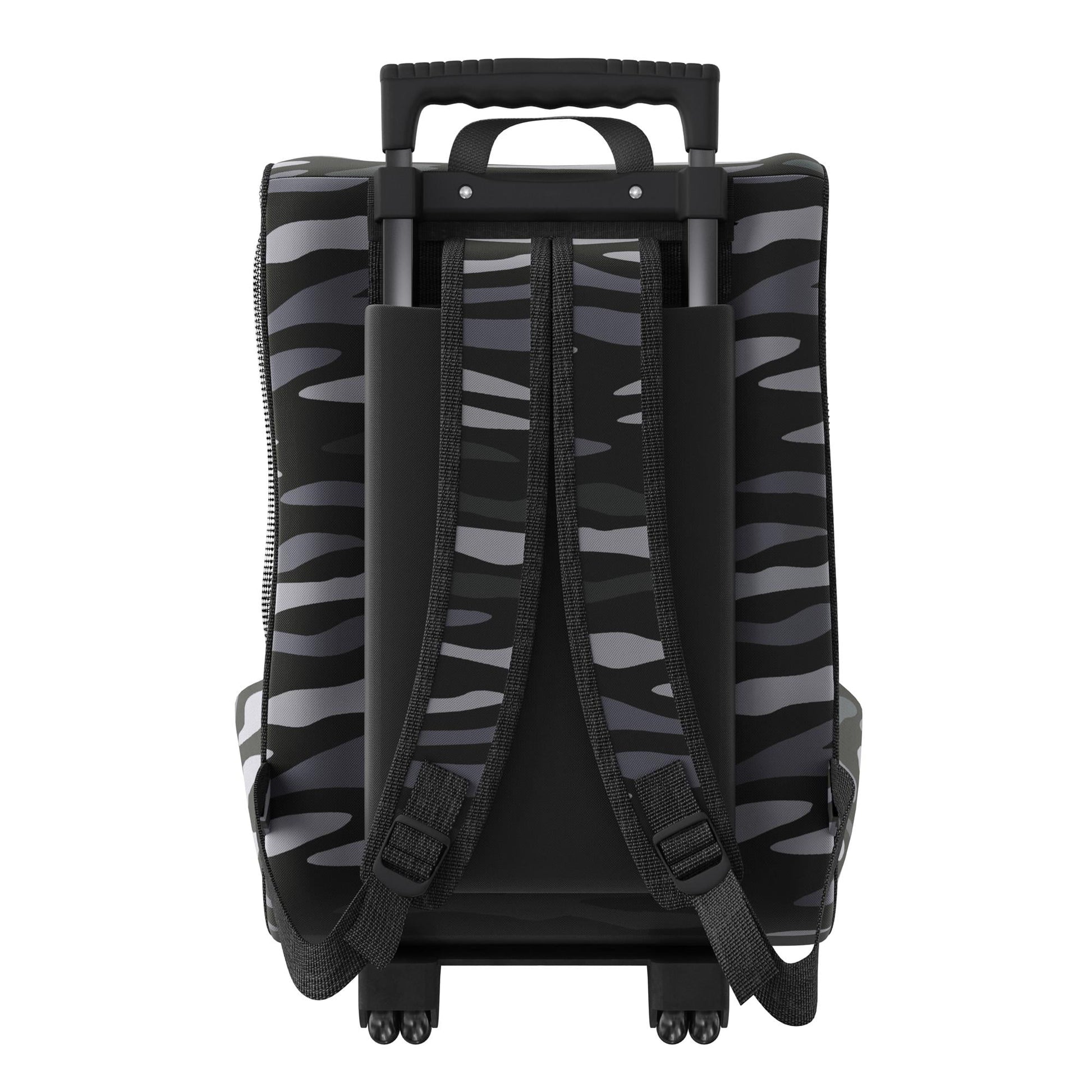 Kaya Pet Carrier Trolley for Travel with Shock Absorbent Wheels, Breathable Mesh Opening for Dogs and Cats, Camo